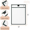 image:imageMr Pen Reusable Dry Erase Pocket Sleeves 10 x 14 12 Pack Black  Clear Plastic Sheet Protectors Teacher School Classroom SuppliesDesert Dusk