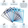 image:imageMr Pen Reusable Dry Erase Pocket Sleeves 10 x 14 12 Pack Black  Clear Plastic Sheet Protectors Teacher School Classroom SuppliesOcean Breeze
