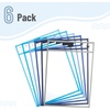 image:imageMr Pen Reusable Dry Erase Pocket Sleeves 10 x 14 12 Pack Black  Clear Plastic Sheet Protectors Teacher School Classroom SuppliesOcean Breeze