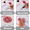 image:imageMr Pen Reusable Dry Erase Pocket Sleeves 10 x 14 12 Pack Black  Clear Plastic Sheet Protectors Teacher School Classroom SuppliesPastel Colors