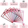 image:imageMr Pen Reusable Dry Erase Pocket Sleeves 10 x 14 12 Pack Black  Clear Plastic Sheet Protectors Teacher School Classroom SuppliesPink Shades