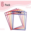 image:imageMr Pen Reusable Dry Erase Pocket Sleeves 10 x 14 12 Pack Black  Clear Plastic Sheet Protectors Teacher School Classroom SuppliesSunset