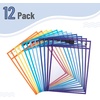 image:imageMr Pen Reusable Dry Erase Pocket Sleeves 10 x 14 12 Pack Black  Clear Plastic Sheet Protectors Teacher School Classroom SuppliesWinter