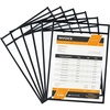 image:imageMr Pen Reusable Dry Erase Pocket Sleeves 10 x 14 12 Pack Black  Clear Plastic Sheet Protectors Teacher School Classroom SuppliesBlack