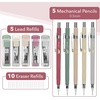 image:imageMr Pen Mechanical Pencil Set with Lead and Eraser Refills 5 Pack