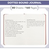 image:imageMr Pen Dotted Journal Notebook A557 x 84 160 PagesBrown