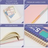image:imageMr Pen Hardcover Spiral Journal Notebook With Removable Dividers amp TabsBlush