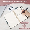 image:imageMr Pen Lined Spiral Journal Notebook A5 57x79 160 PagesDark Iris