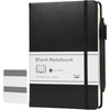 image:imageMr Pen Blank Journal Notebook A5 57x83 160 Pages BlushBlack