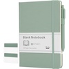 image:imageMr Pen Blank Journal Notebook A5 57x83 160 Pages BlushGreen