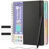 image:imageMr Pen Hardcover Spiral Journal Notebook With Removable Dividers amp TabsBlack