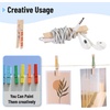 image:imageMr Pen Bulk Large Wooden Clothes Pins 29 Inch 100 PackWood