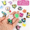 image:imageMr Pen Small Silicone Pencil Case with DIY Holes and 20 Decorative CharmsCream