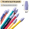 image:imageMr PenBulk Pencil Top Erasers 1000 Pack Colorful LatexFreePurple