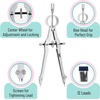 image:imageMr Pen Bulk Compass and Protractor Set 24 Set Metal Math Compass1 Set