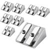 image:imageMr Pen Handheld Metal Pencil Sharpener 8 PackSteel
