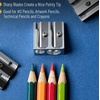 image:imageMr Pen Handheld Metal Pencil Sharpener 8 PackSteel