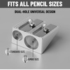 image:imageMr Pen Handheld Metal Pencil Sharpener 8 PackSteel