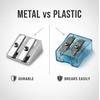 image:imageMr Pen Handheld Metal Pencil Sharpener 8 PackSteel