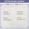 image:imageMr Pen Dotted Journal Notebook 57x84 160 Page Lavender Hardcover