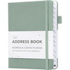 image:imageMr Pen Address Book with Alphabetical Tabs Small HardcoverGreen