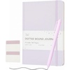 image:imageMr Pen Dotted Journal Notebook 57x84 160 Page Lavender Hardcover