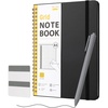 image:imageMr Pen Graph Grid Spiral Journal Notebook Set A5 57 x 79 160 PageBlack